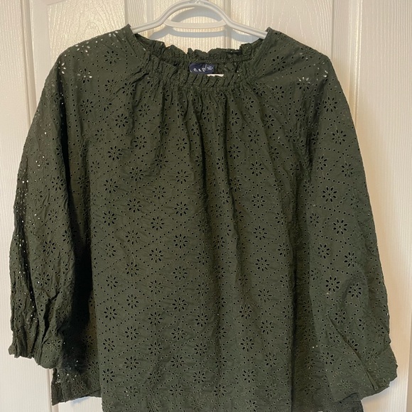 Dark green 3/4 sleep loose top - Picture 1 of 1